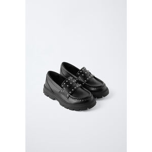 Zara Baby Studded Loafers Size 8 US 24 EU